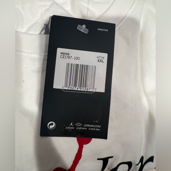 MENS NIKE JORDAN TEE. XXL new with tags. - Picture 2 of 3